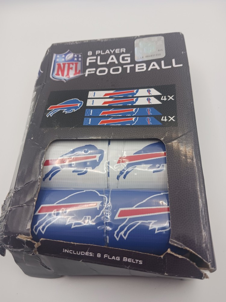 Franklin Sports NFL Buffalo Bills Flag Football Set with Team Design  
