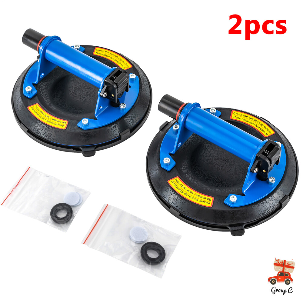 2x Glass Suction Cups 8