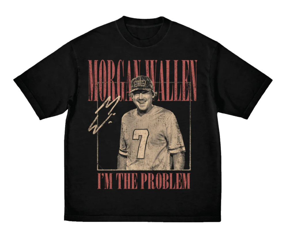 MORGAN WALLEN Official I'm the Problem Tour 2025 T-Shirt Sz L Black