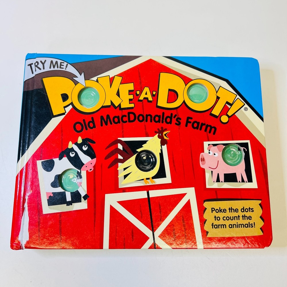 Poke-a-Dot Old Macdonald's Farm Children's Activity Picture book