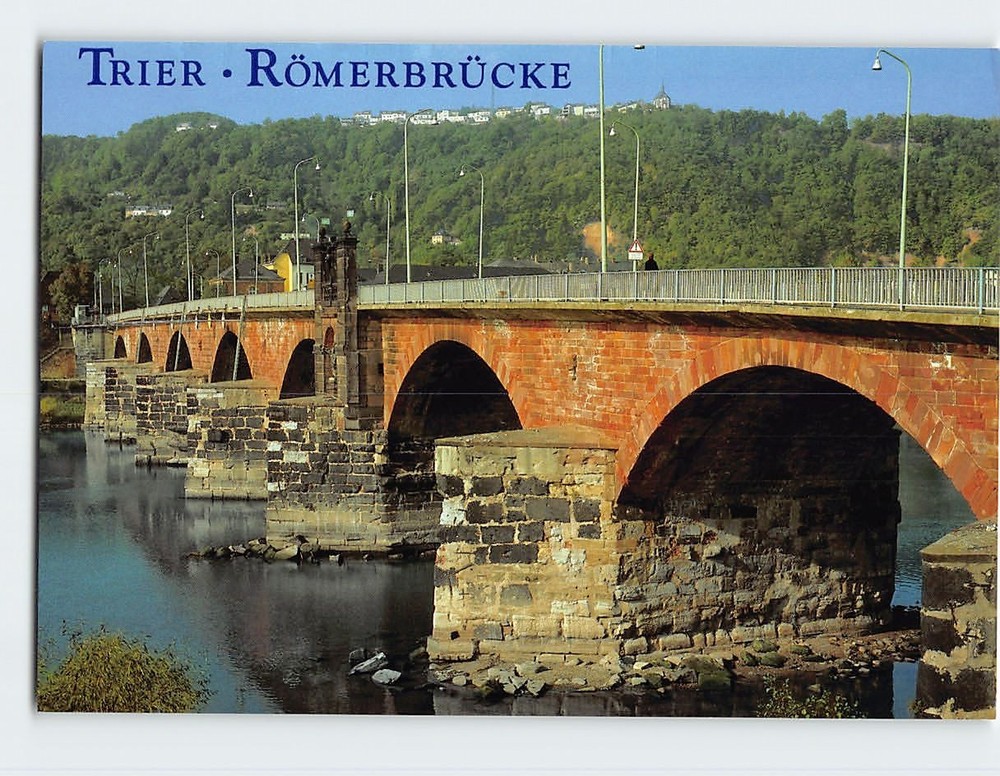 Postcard Römerbrücke Trier Germany