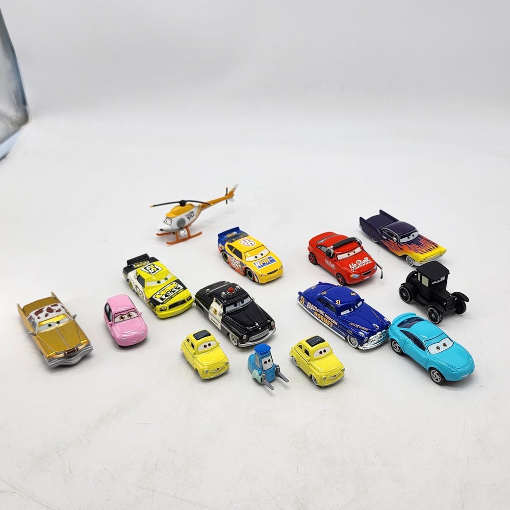 Rare Disney Pixar Cars 1:55 Diecast Lot of 14 Hard-to-Find Collectors
