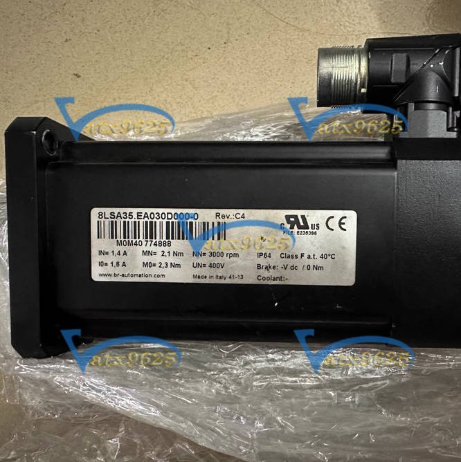 One USED B&R servo motor 8LSA35.EA030D000-0