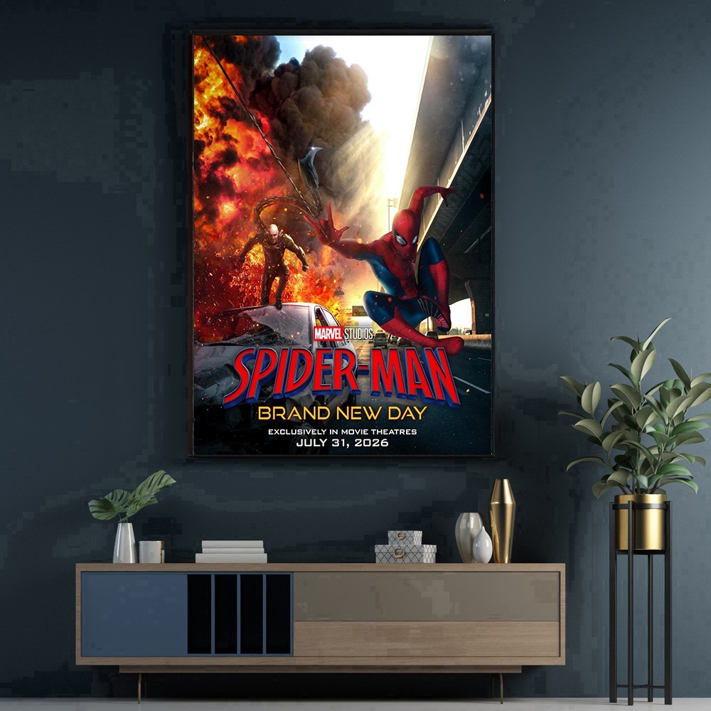 Spider-Man Brand New Day poster Movie 2026