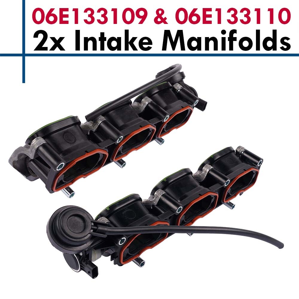High-Performance Left & Right Intake Manifolds for Audi S4 S5 A6 A7 Q5 Q7 3.0T V6 TFSI