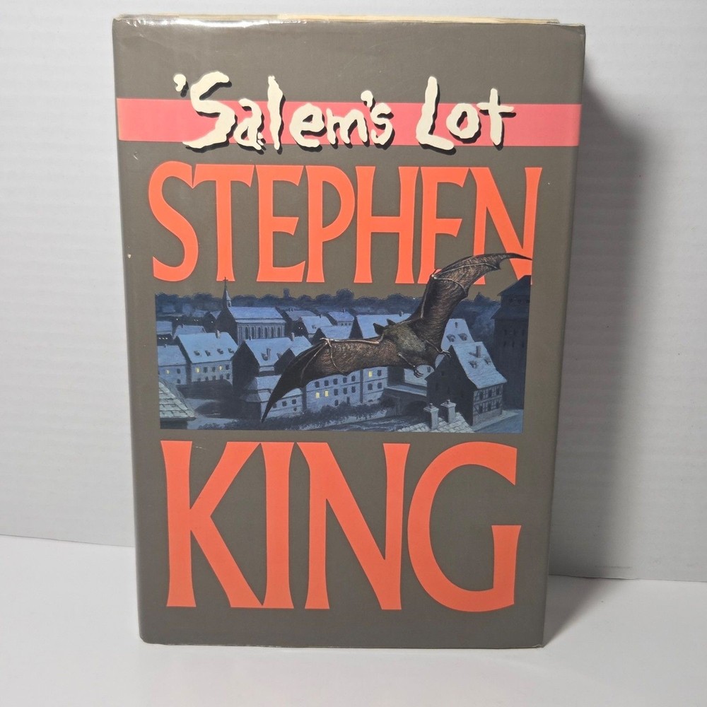 Vtg Stephen King Salem's Lot Hardcover Doubleday Horror Jim Phiesen Art Cover