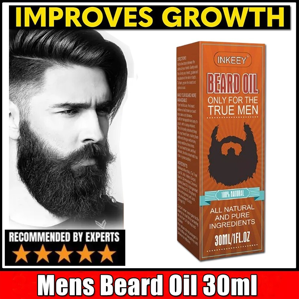 Beard Growth Oil- Fast Growing Beard Mustache Facial Hair oil for Men 30 ml