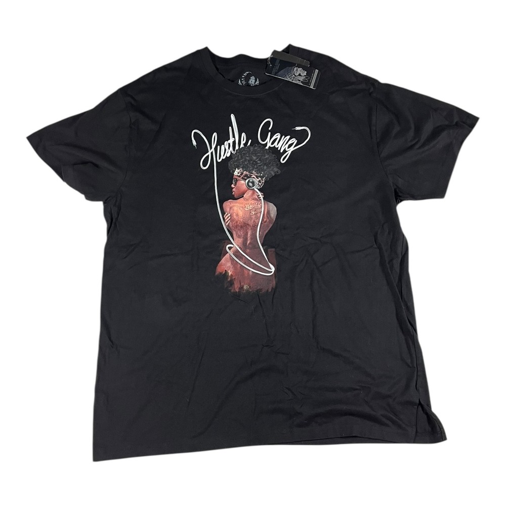 Hustle Gang Graphic T-Shirt Black Men's Size 3XL New With Tags