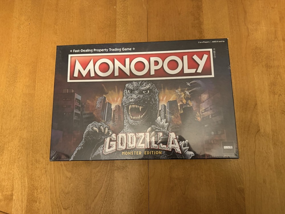 Monopoly Godzilla Monster Edition Board Game NEW SEALED