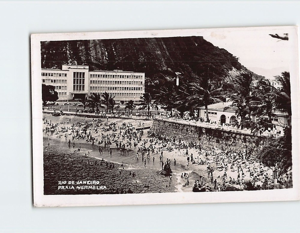 Postcard Praia Vermelha Rio de Janeiro Brazil