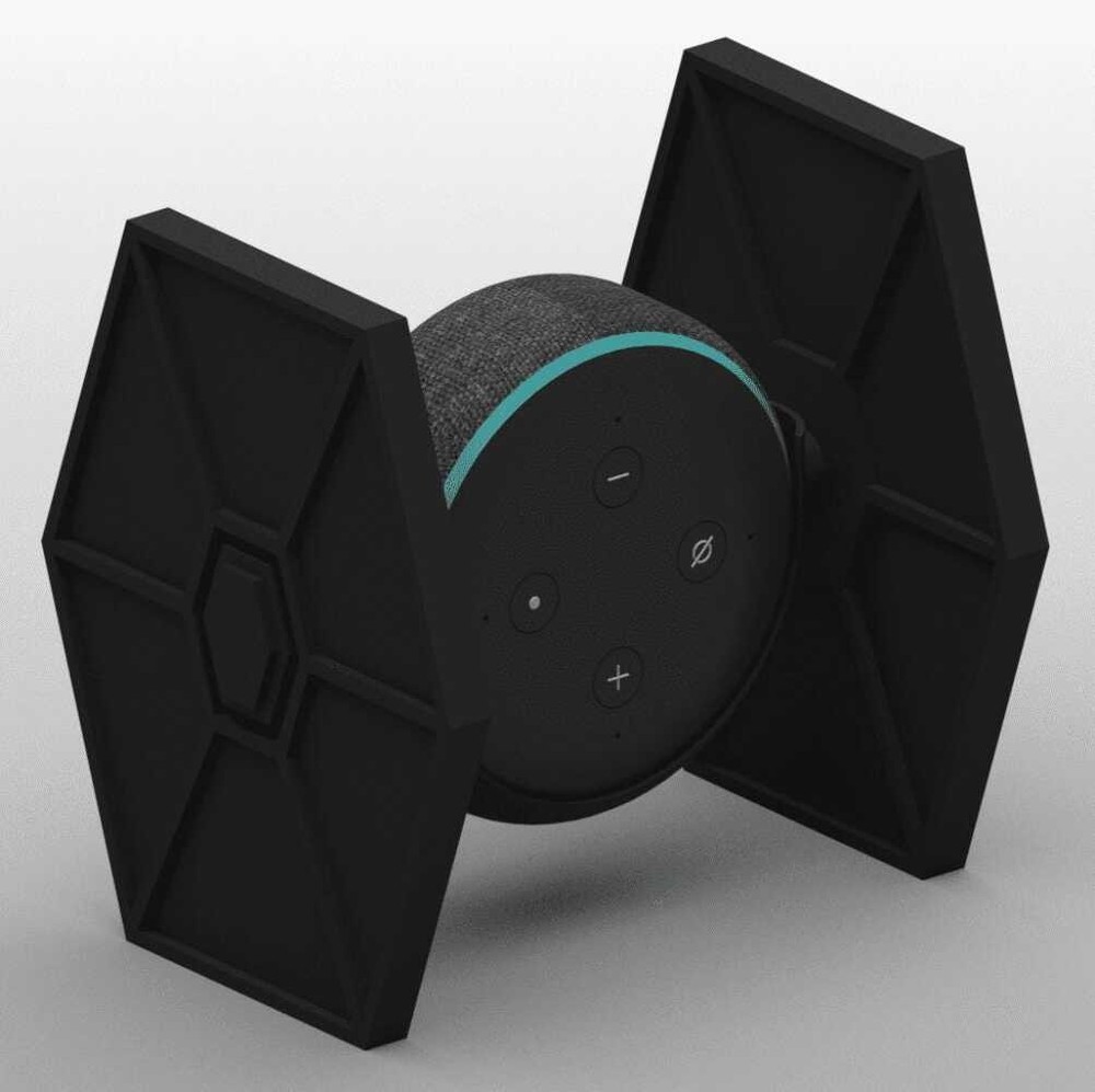Tie Fighter Echo Dot 3 Stand Star Wars Themed Smart Speaker Holder