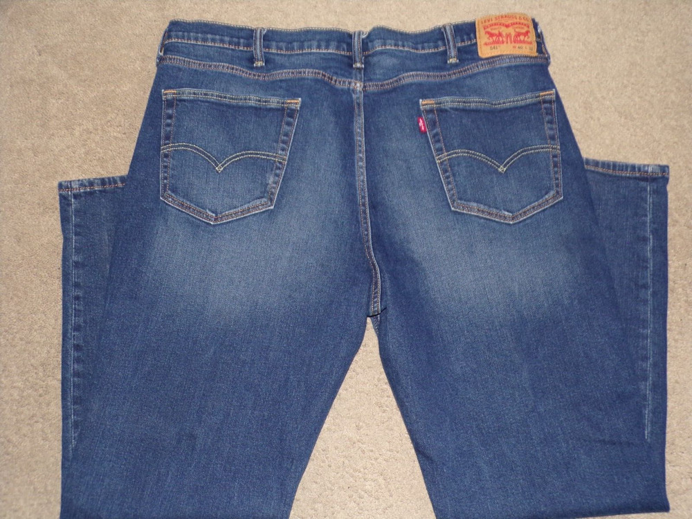 Levi Levis 541 Athletic Taper Mens Jeans Size 40 X 32 Red Tab
