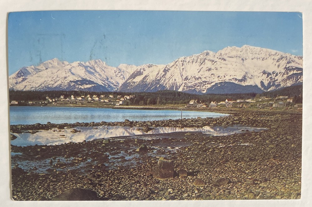 1968 Haines & Chilkoot Alaska Catch You Can Village Port Postcard