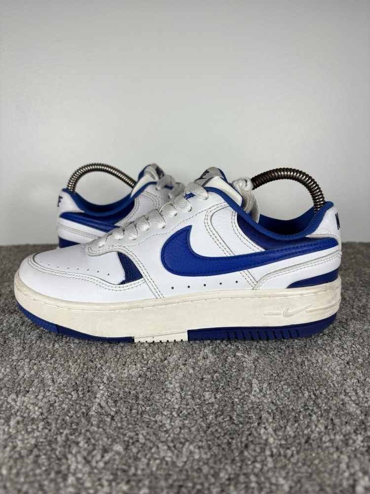 Nike Gamma Force Womens White Blue Athletic Shoes Sneakers Sz 7 DX9176 101