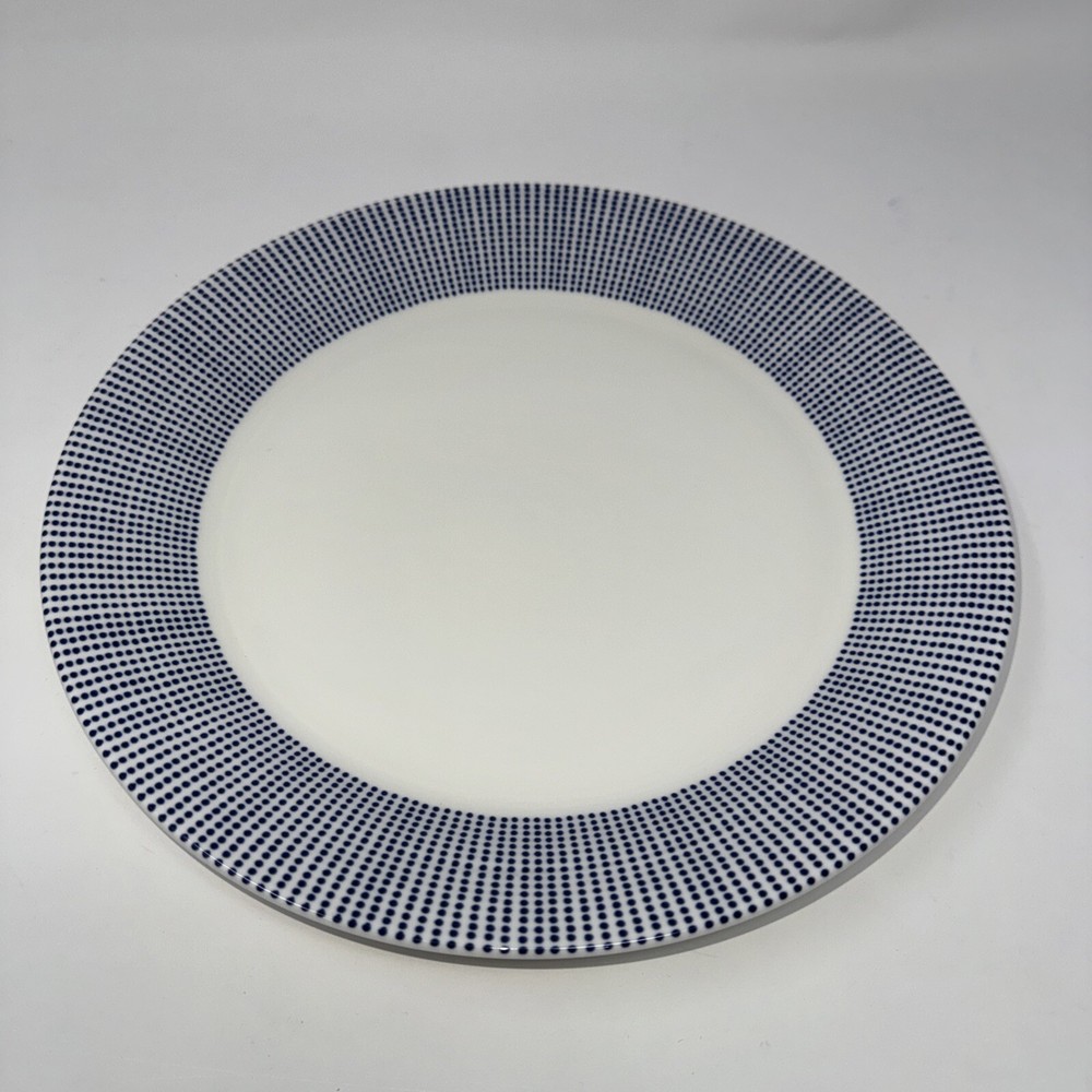 Royal Doulton London Pacific Blue Dots Dinner Plate 11.25 Inches