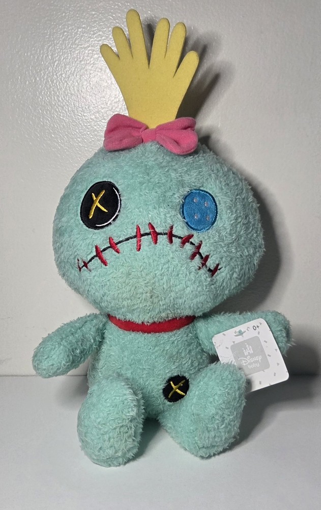 (NEW) Disney Baby Lilo and Stitch Scrump Rag Doll Stuffed Animal Plush Stuffie