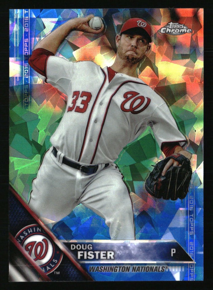 Doug Fister 2016 Topps Chrome Sapphire Edition #102 Baseball Card