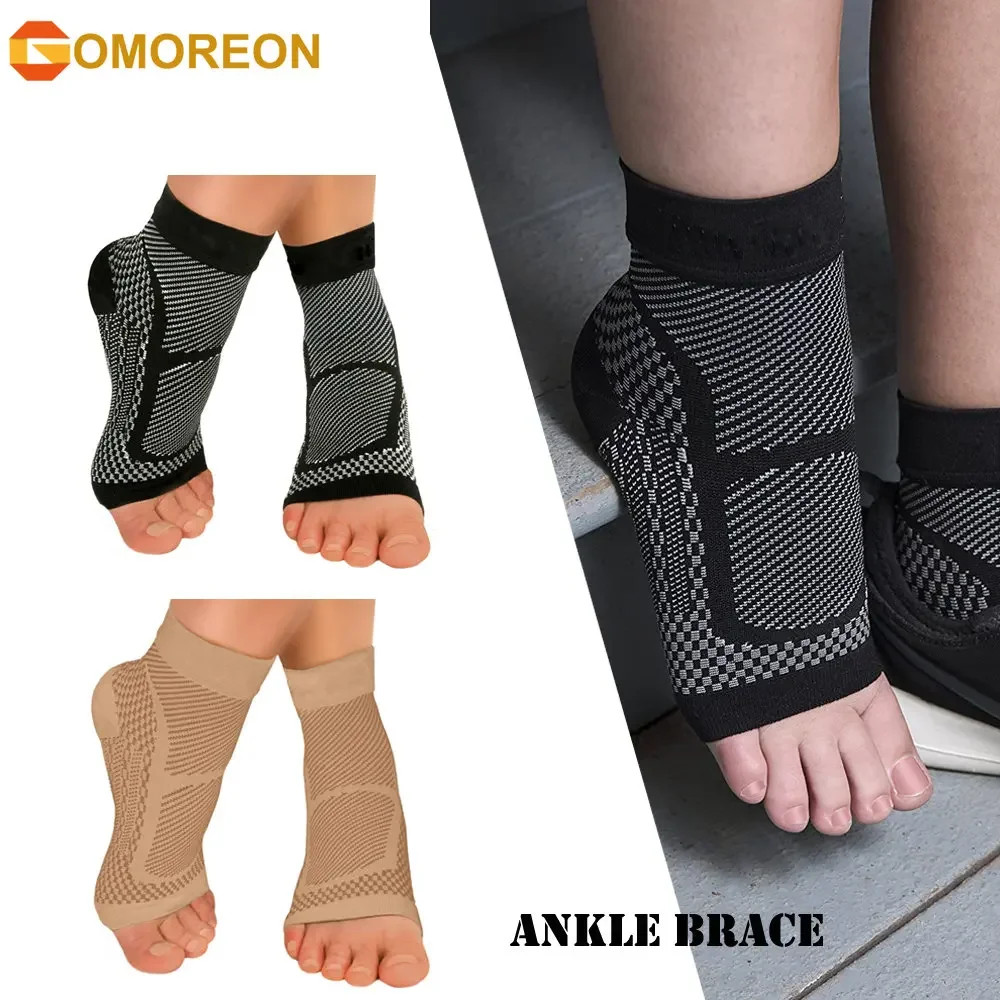 1Pair Ankle Brace Compression Sleeve Plantar Fasciitis Sock for Achilles Tendoni