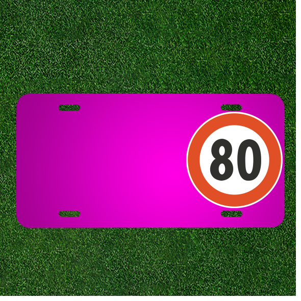 Custom Personalized Car License Plate With Add Names To Drive Car Road