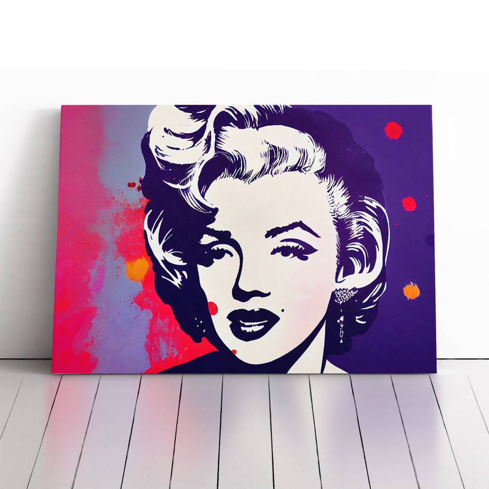 Pop Art Marilyn Monroe Vol.2 Abstract Canvas Wall Art Print Framed Picture Decor