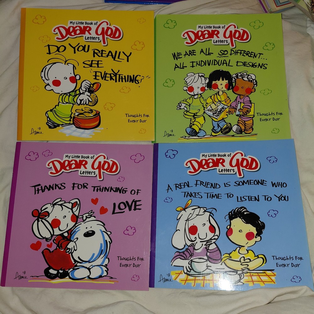My Little Book of Dear God Letters 4-Book Set by Annie Fitzgerald Ages 4-8