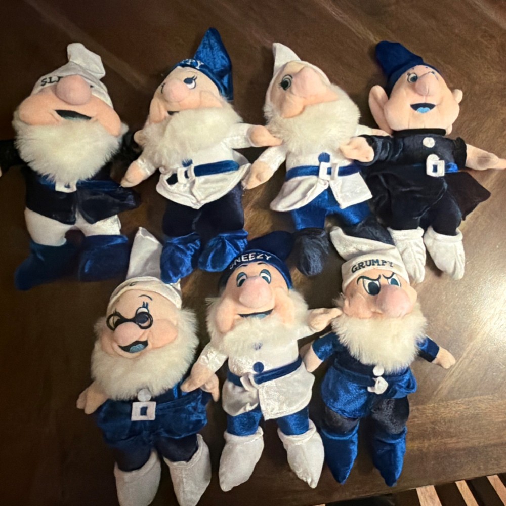 Disney Snow White Seven Dwarfs Winter-Themed Plush Toy Set