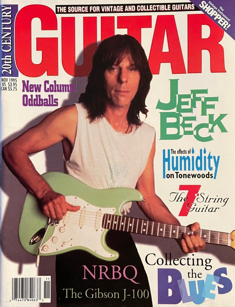 20th Century Guitar Magazine November 1995 Jeff Beck Gibson J-100 & More! NEW!