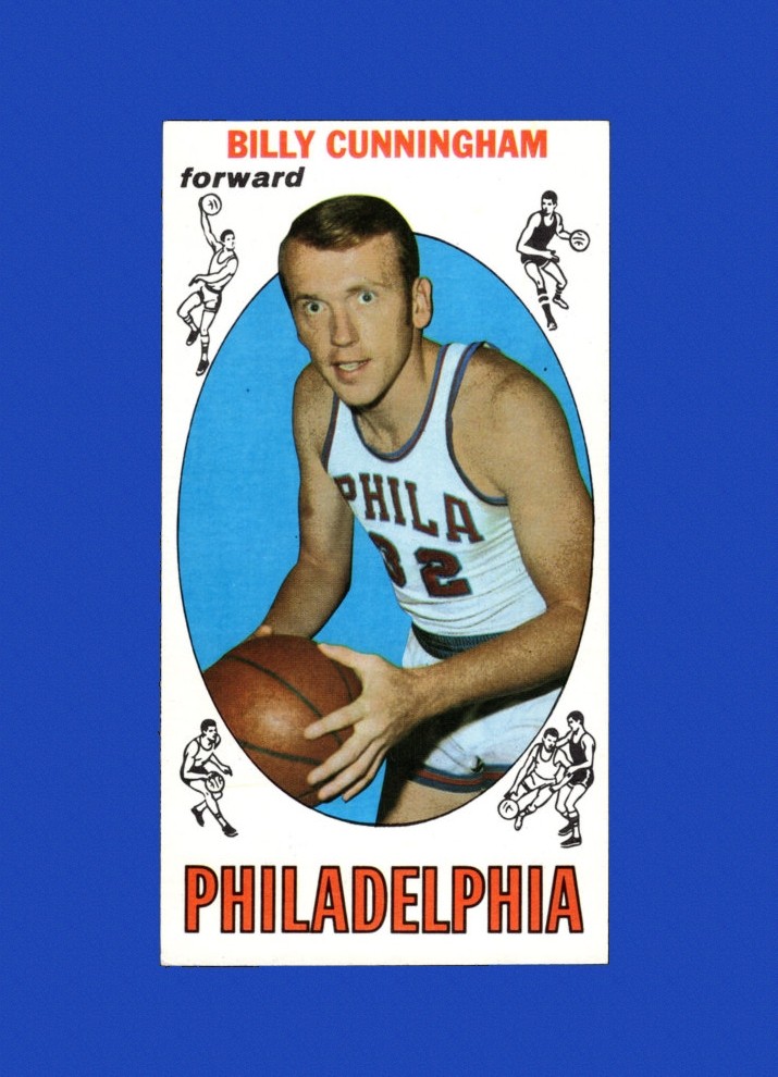 1969-70 Topps Set-Break # 40 Billy Cunningham EX-EXMINT *GMCARDS*Consign with Greg Morris Cards
