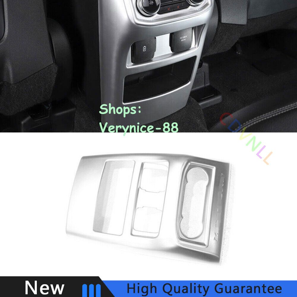 Fit For Ford Explorer 2020-2022 Matte Silver Rear Air Outlet Protection Panel 1X