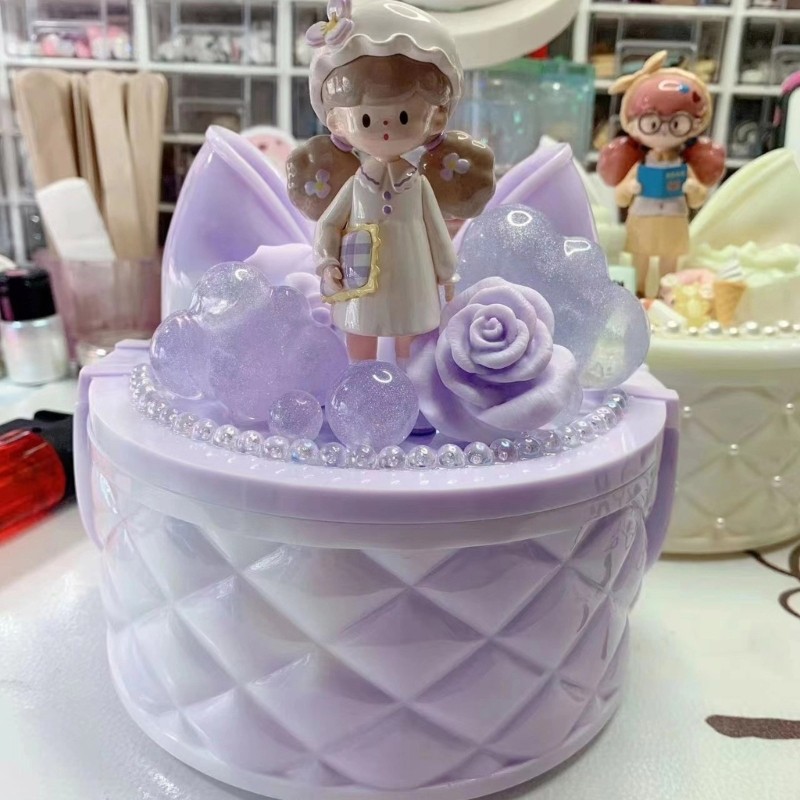 Silicone Bowknot Jewelry Box Resin Mold for DIY Epoxy Storage