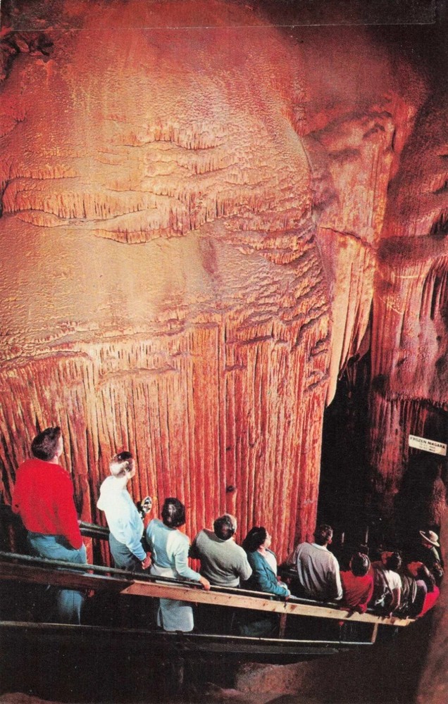 Frozen Niagara in Mammoth Cave National Park - Kentucky KY - Postcard