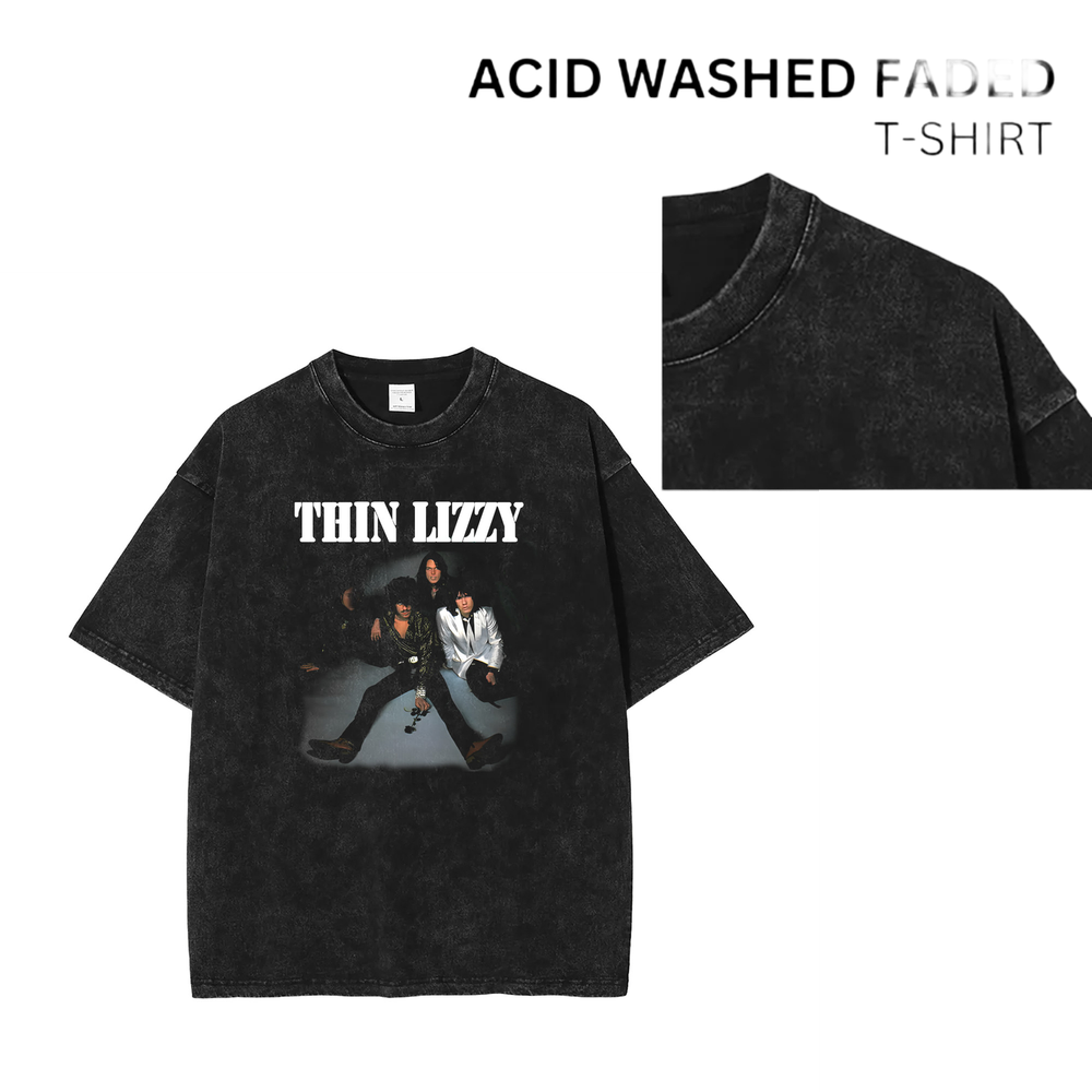 90s Vintage Acid Wash Faded Rock Band Tee Unisex 101466