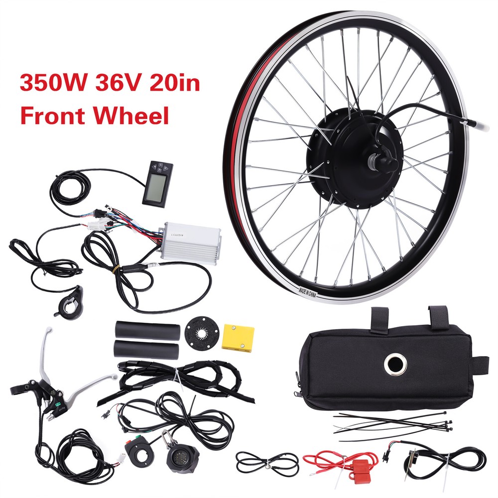 36V 20 Front Wheel Electric Bicycle Hub Motor Conversion Kit 350W E Bike