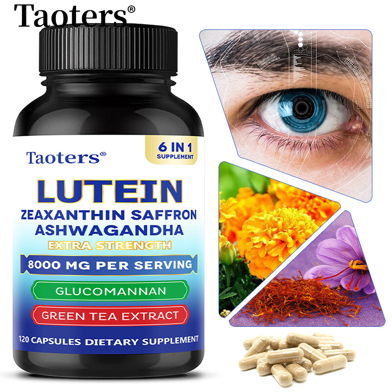 Lutein with Zeaxanthin Capsules, Eye Health Support Supplement