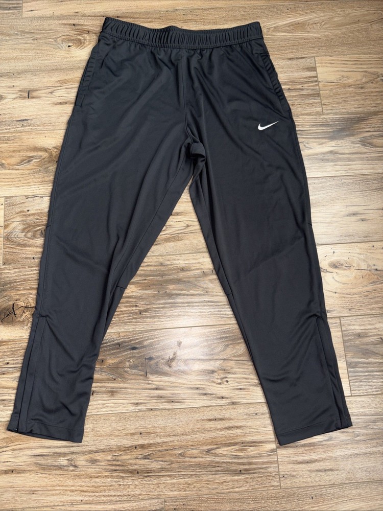 Nike Dri-FIT Mens Gray Running Training Pants Joggers  Size L