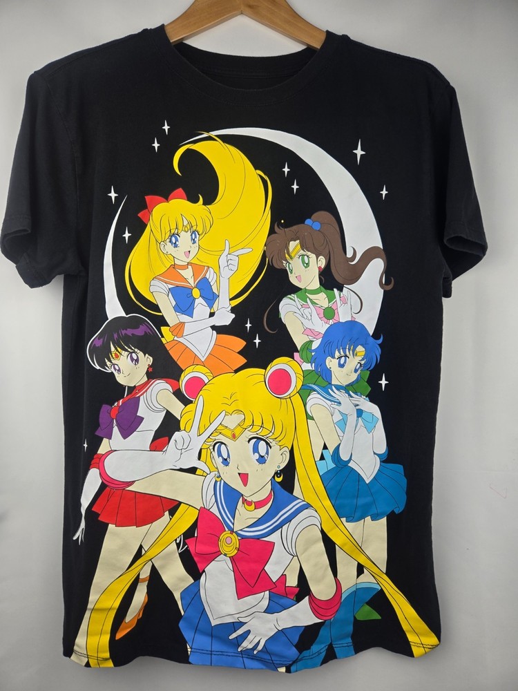 Sailor Moon Men's Medium T-Shirt Anime Vintage Fandom