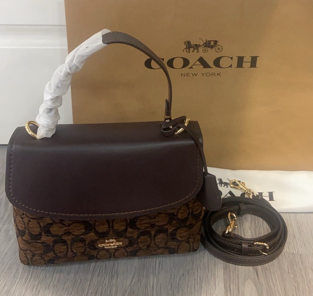 NEW COACH EMORY CDB06 Fashion Women's Satchel Bag Brown