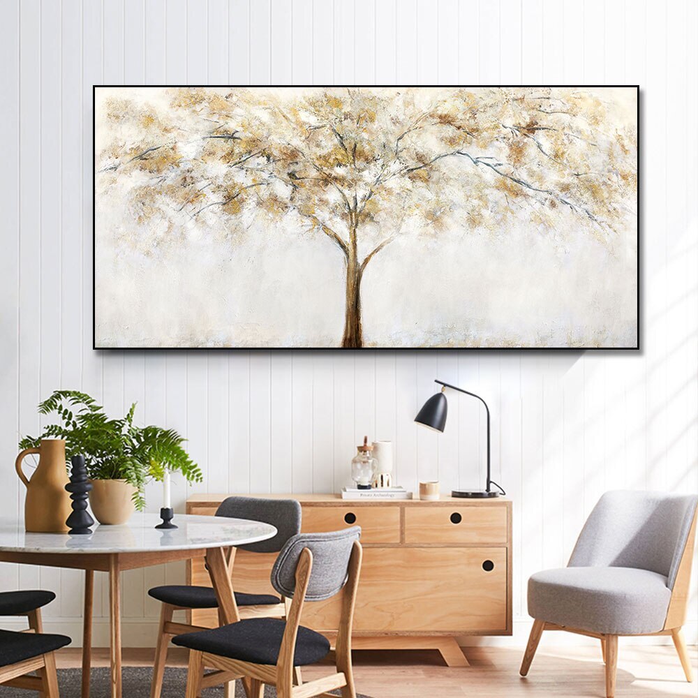 Abstract Tree of Life Canvas Wall Art for Home Decor-image