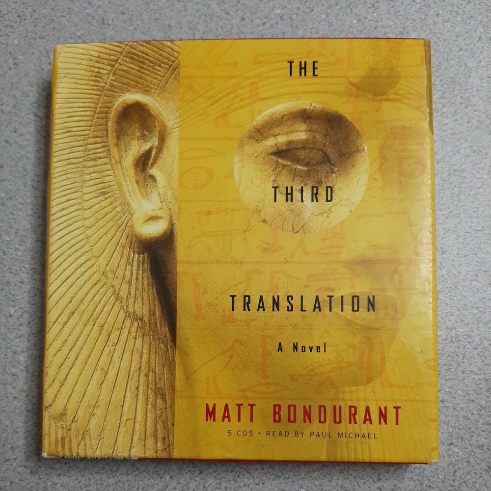 The Third Translation by Matt Bondurant (2005, CD, Abridged) A Novel 5 CDs