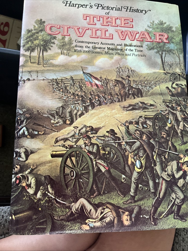Vintage Harper's Pictorial History of the Civil War 1866 - Hardcover