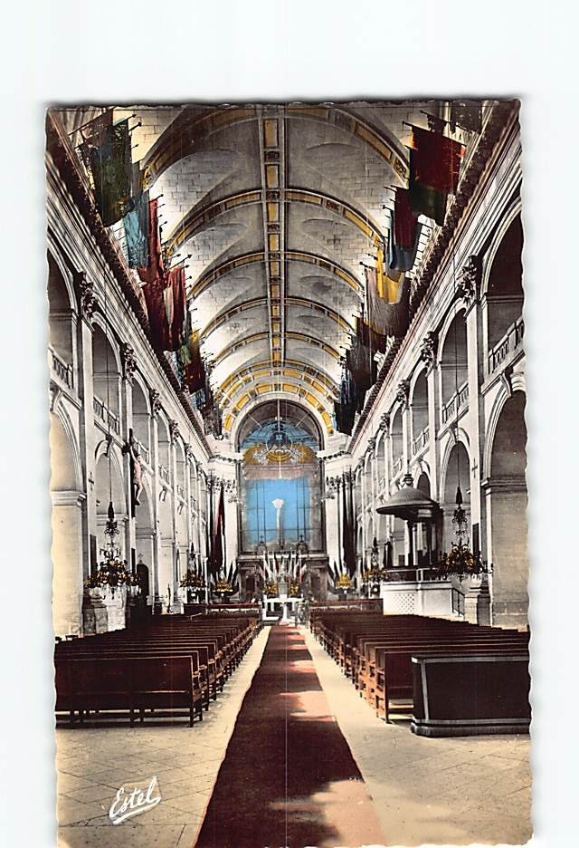 Postcard Paris Les Invalides Eglise Saint-Louis Interior France French Church