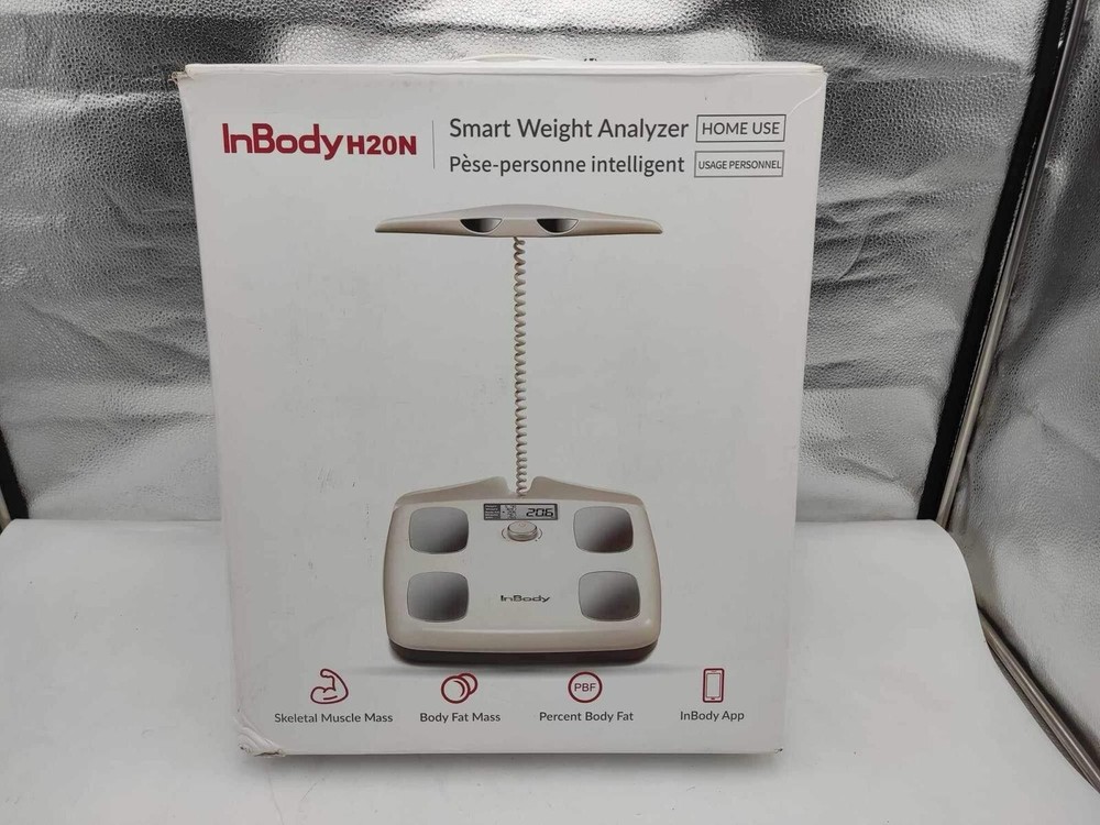 InBody H20B-US Smart Scale, Analyzer | BMI, Fat, Muscle Mass | Bluetooth (beige)
