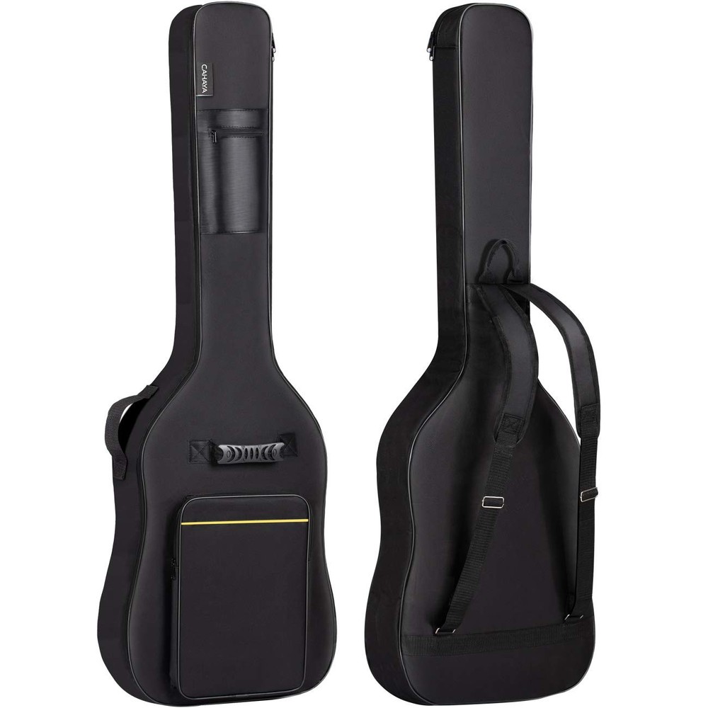 Bass Guitar Bag Gig Bag 0.3in Padding Black Padded Backpack Soft Electric Bas...