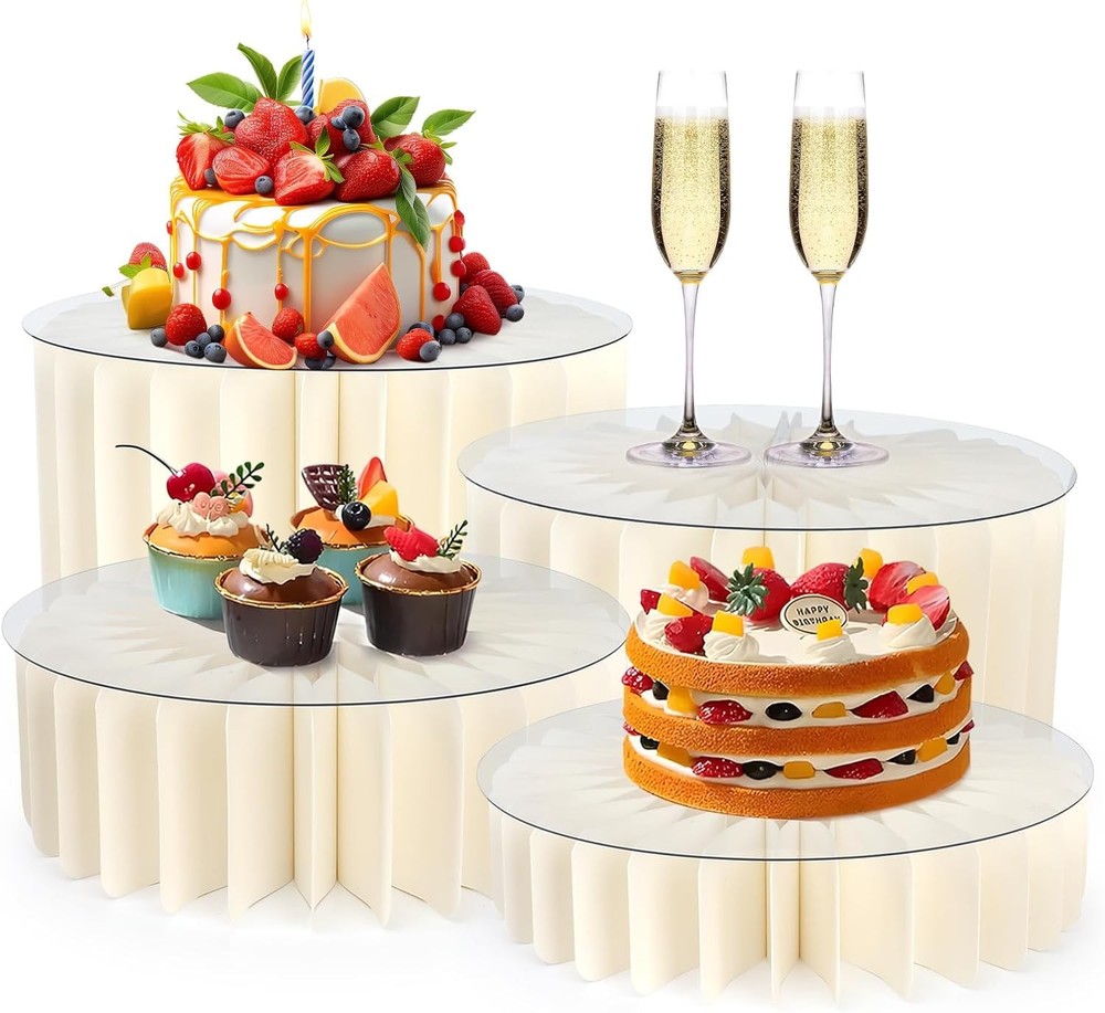 Buffet Risers Food Risers Buffet Table Acrylic Risers Display Stands Tall Cake