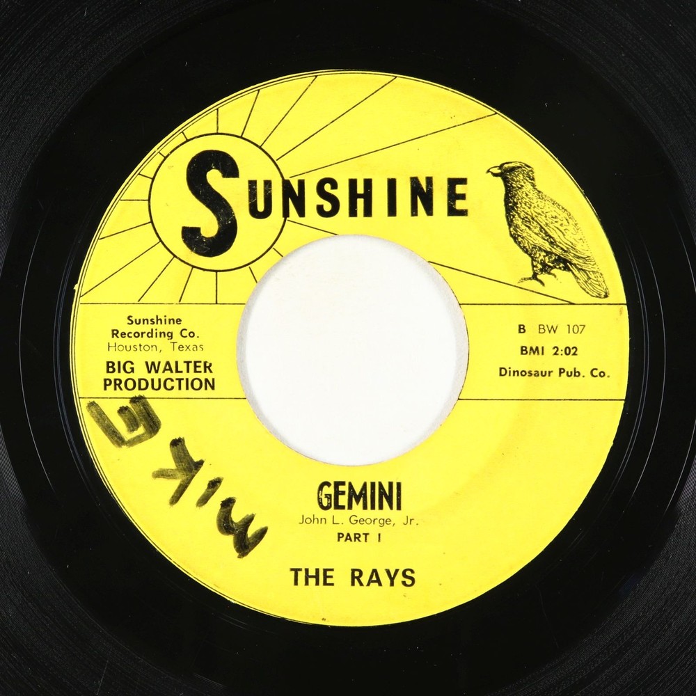 R&B Inst. 45 - Rays - Gemini - Sunshine