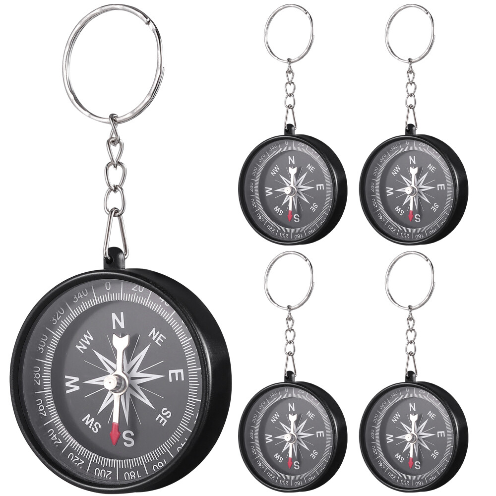 Mini Compass Keychain Favors Kids Party Valentine's Day Gift Unique Design