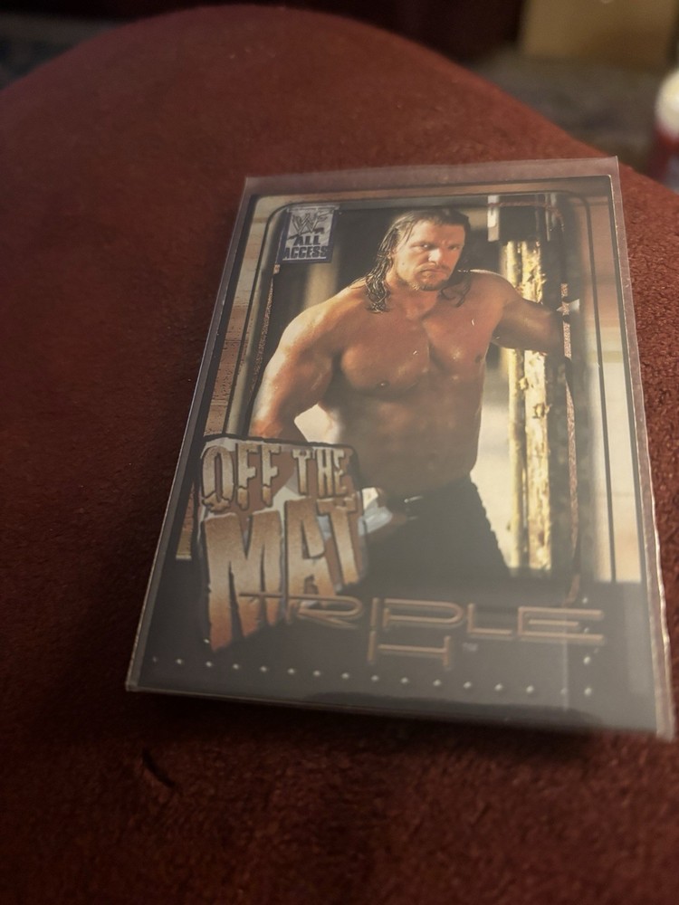 2002 Fleer WWF All Access - Off The Mat Triple H #71