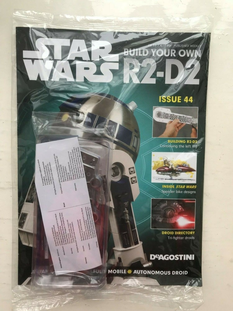 1:2 SCALE DEAGOSTINI STAR WARS BUILD YOUR OWN R2-D2 ISSUE 44 COMPLETE WITH PART