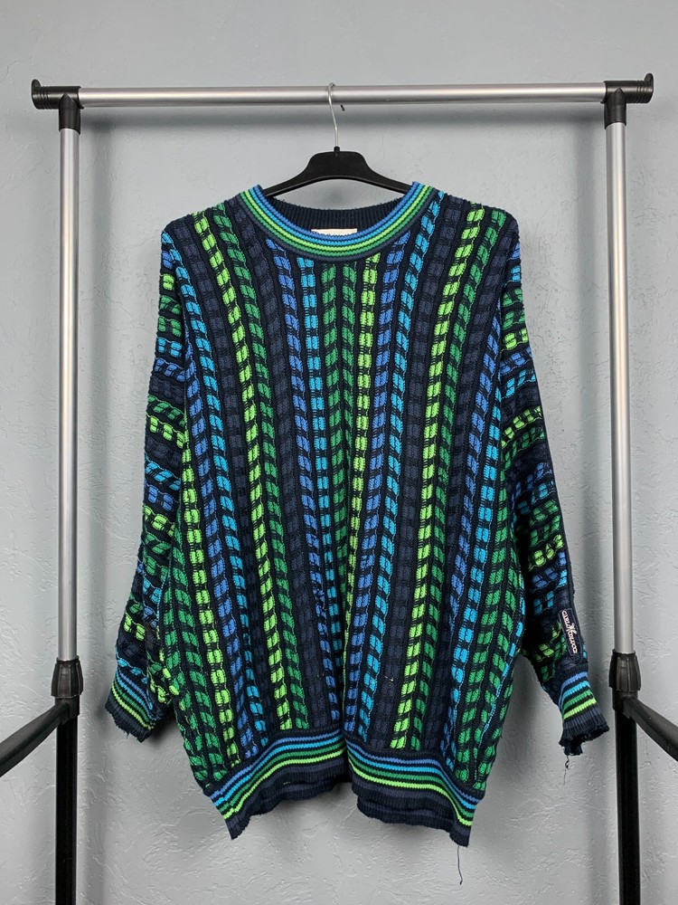 Carlo Colucci Vintage Mens Knit Sweater Size 52