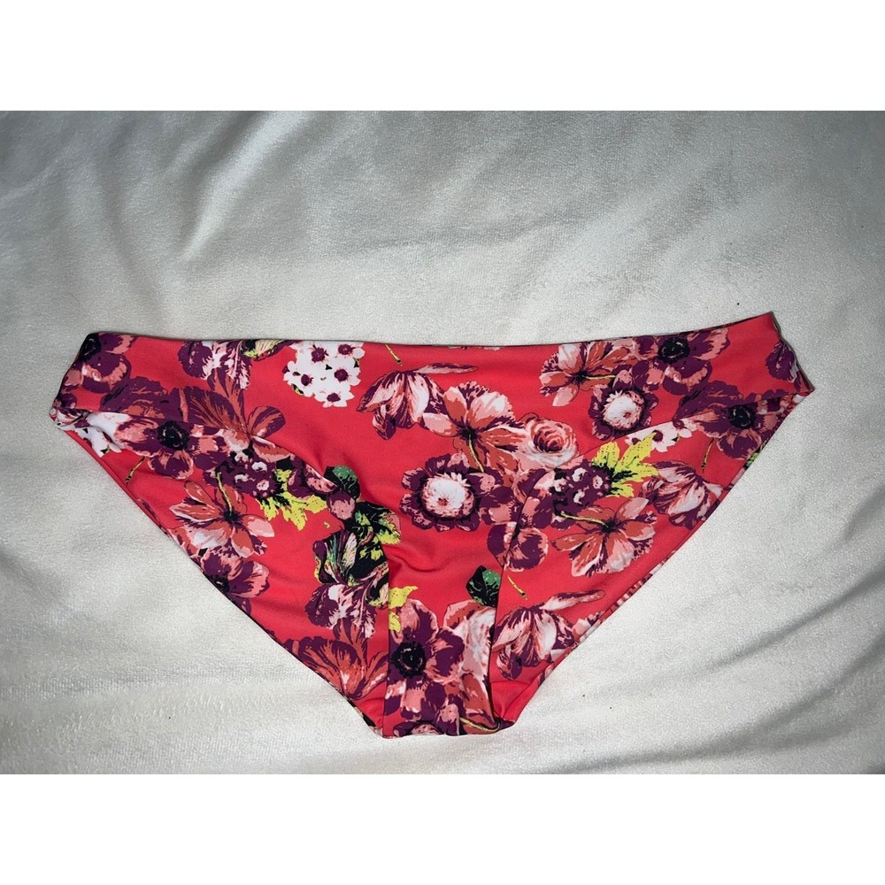 Beach Riot x free people floral bikini bottoms size large